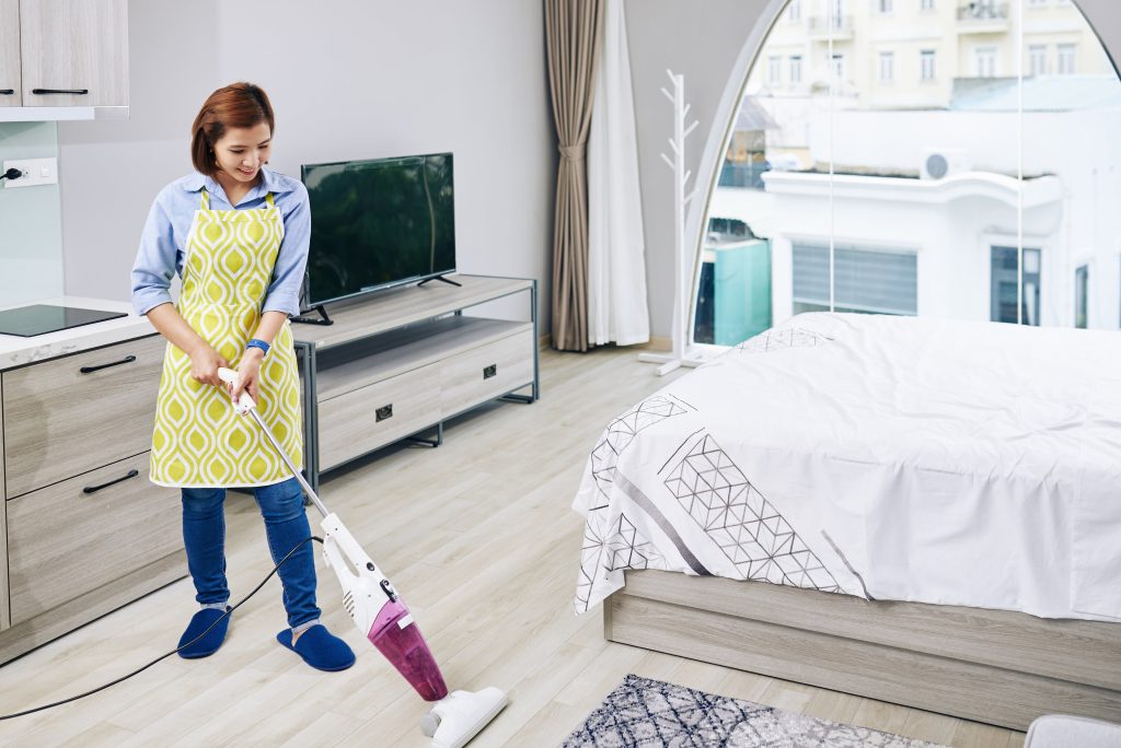 Vacuum/Mop Floors-bedroom-general cleaning